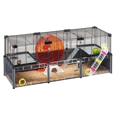 Afbeelding van Ferplast Multipla Hamster Large Dierenverblijf 107.5x37.5x42 cm Zwart