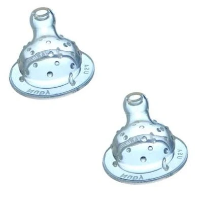 Image de NUBY Lot 2 tétines silicone Col Large 4m+
