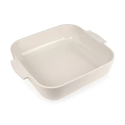 Afbeelding van Peugeot Appolia Vierkante Keramische Ovenschaal 36 Cm Ecru