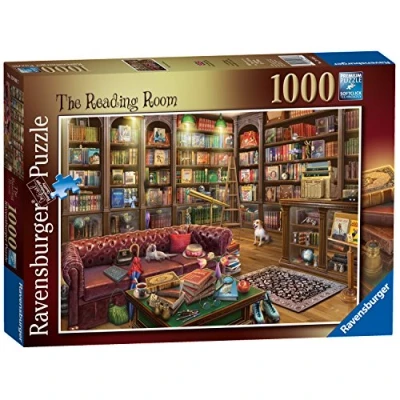 Image de Puzzle Ravensburger Salle de lecture, 1000 pièces
