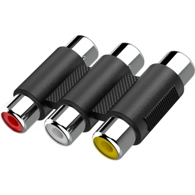 Afbeelding van Hama Video adapter, 3 cinch koppelingen