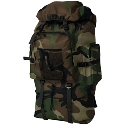 Image de vidaXL Sac à dos en style d&#039;armée XXL 100 L Vert91096