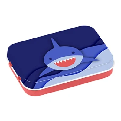 Image de Viquel Boite à bons points Requin métallique pour enfant Bleu