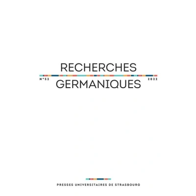 Image de Recherches germaniques