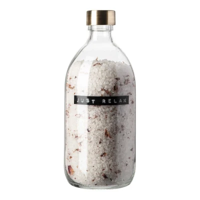 Afbeelding van Wellmark Just Relax Rozen Badzout 500 Ml