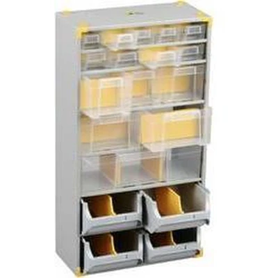 Afbeelding van Allit Werkplaatsmagazijnkast (l x b h) 300 165 565 mm Aantal vakken: 19 Inhoud 1 stuk(s)