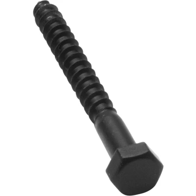 Afbeelding van Blackline houtdraadbout DIN 571 8x50 4.8 zwart gecoat 25 stuks