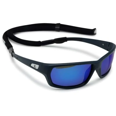 Afbeelding van Cressi Bill zonnebril W/Lace Uniseks met drijvend koord, blauw/spiegellenzen, blauw, één maat