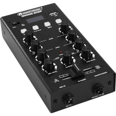 Afbeelding van Omnitronic GNOME 202P Mini Mixer zwart
