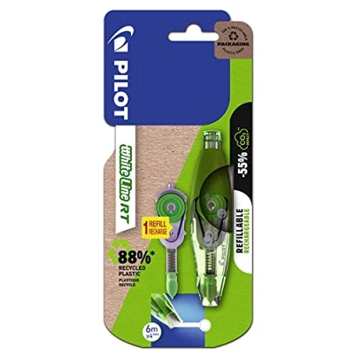 Afbeelding van Pilot Pen 8088BCR Whiteline RT navulverpakking met vulling, 6 m x 4 mm, correctierol correctietape