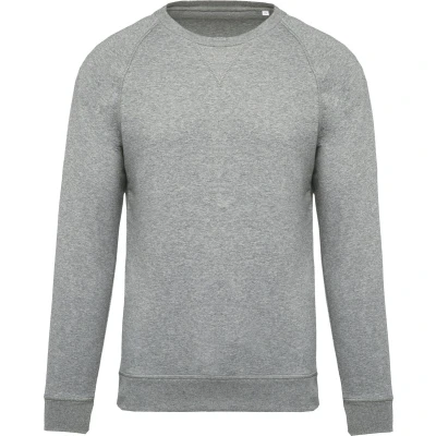 Afbeelding van Kariban Herensweater BIO ronde hals raglanmouwen K480 Grey Heather