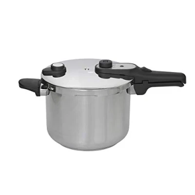 Afbeelding van Jata Hogar HOLL2230 snelkookpan van roestvrij staal, 10 liter, voor alle fornuizen, ook inductiekookplaten, diameter 24 cm