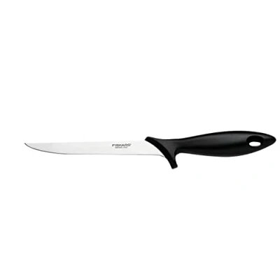 Afbeelding van Fiskars 1023777 Essential flexibel mes schroefdraadmes totale lengte 30 cm roestvrij staal/PP kunststof zwart duurzame verpakking