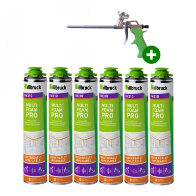 Afbeelding van 6x Illbruck Purschuim FM310 750ml met purpistool