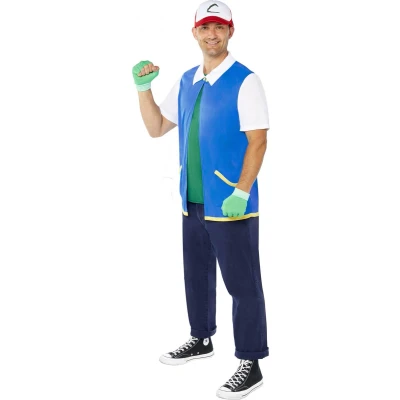 Afbeelding van Amscan Verkleedkostuum Ash Ketchum Polyester Blauw Mt M/l