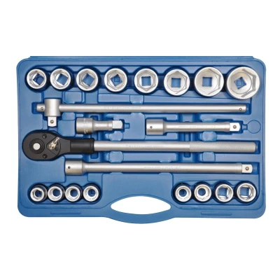 Afbeelding van SW Stahl 07660L dopsleutelset I 21 delig 3/4 inch gereedschapskoffer industriële kwaliteit