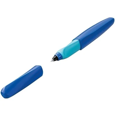 Image de Pelikan 814782 Twist Stylo roller Bleu profond avec 2 cartouches rollers