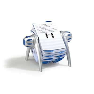 Image de DURABLE fichier rotatif TELEINDEX flip, argent métal./ noir