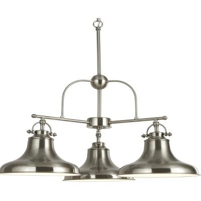 Afbeelding van Searchlight Dallas Hanglamp Ø 63 X 150 Cm Satijn Zilver