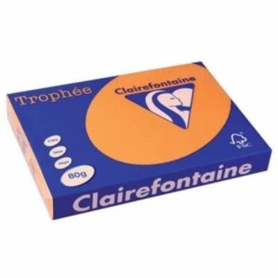 Image de Clairefontaine Ramette Papier A3 80g Clementine