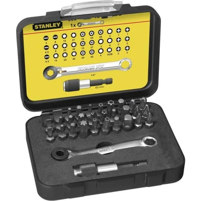 Afbeelding van Stanley 1 13 905 32 delige Bitset Expert Pro incl. Ringsteeksleutel 1/4&quot;