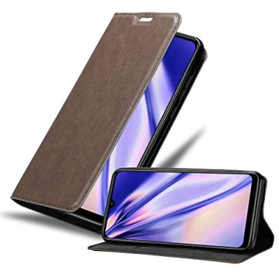 Afbeelding van Cadorabo Hoesje geschikt voor Xiaomi Mi A3 in KOFFIE BRUIN Beschermhoes met magnetische sluiting, standfunctie en kaartvakje Book Case Cover Etui