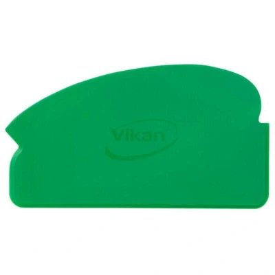 Afbeelding van Vikan Handschrapers en Krabbertjes Flexibele Handschraper Polypropyleen 165x2x92mm Per Set Van 10 Stuks Groen
