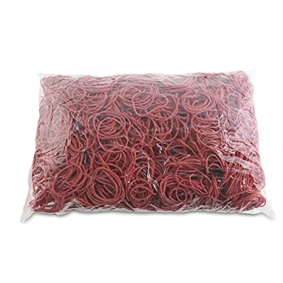 Afbeelding van OFFICE PRODUCTS Rubberen Band Diameter: 40 mm Kleur: rood/Gewicht: 1000 g 1 kg/Huisrubber Ringen/Rubber 60% / Rubber voor Thuis, Kantoor,