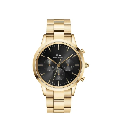 Afbeelding van Daniel Wellington heren 0307DW Sheffield horlogeband 20mm Rose in de kleur Goud