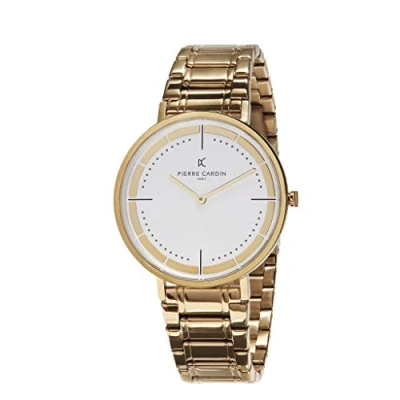 Afbeelding van Pierre Cardin Belleville Park CBV.1038 Horloge Staal Goudkleurig Ø 41 mm