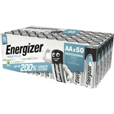 Image de Pile Alcaline Max Plus AA 50 unités Energizer
