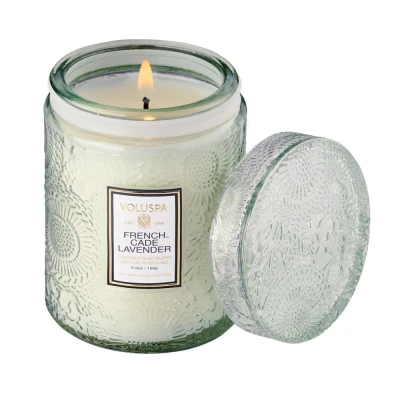 Afbeelding van Voluspa Japonica Collection French Cade Lavender Small Jar Candle Geurkaars 156 gr