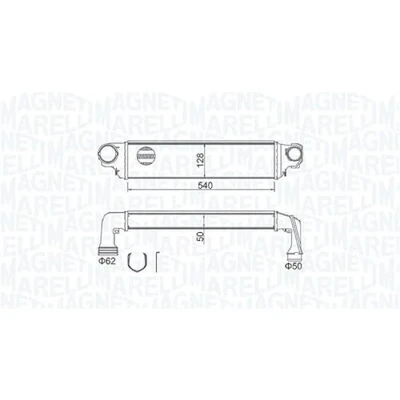 Afbeelding van Magneti Marelli Interkoeler 351319204590