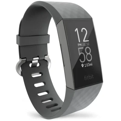 Afbeelding van Digicharge Reservearmband voor Fitbit Charge 4, 3, Fit Bit Charge3, sportarmband dames en heren, kleur maat, Large (7&#039;&#039; 9&#039;&#039;), Silicone