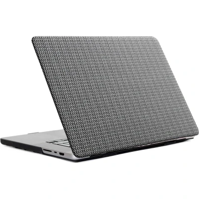 Afbeelding van Selencia Geweven Cover voor de MacBook Air 13 inch (2022 / 2024 M3 chip 2025 M4 chip) A2681 A3113 A3240 Grijs