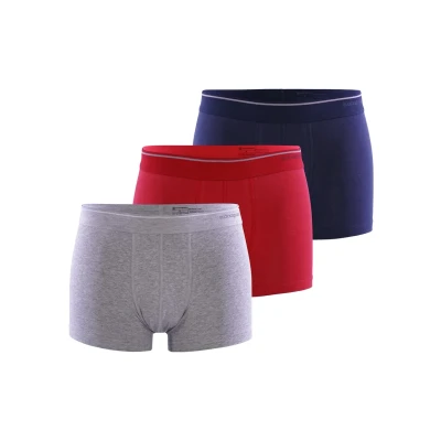 Afbeelding van Blackspade 3PACK Tender Onderbroeken, Heren, Maat: Medium, Grau meliert navy dunkelrot