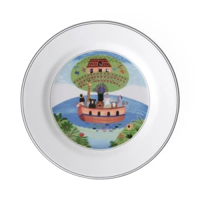 Afbeelding van Villeroy &amp; Boch 10 2337 2643 porseleinen groen dessertbord, 21 cm, 22 x 23 7 1 bord