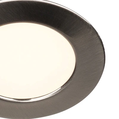 Afbeelding van SLV 112225 DL 126 LED inbouwlamp vast ingebouwd 3 W Metaal (geborsteld)