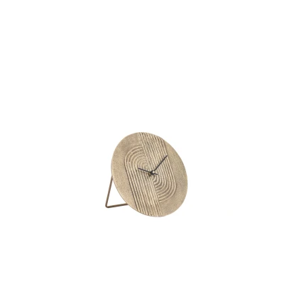 Afbeelding van Light &amp; Living Klok GWENNA 15x3x15cm Brons