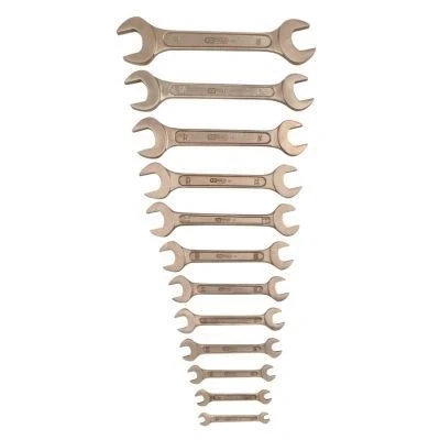 Afbeelding van KS Tools, Spanner, BRONZEplus dubbele steeksleutelset, 15 vorkstand, 12 delen, metrisch (6 mm)
