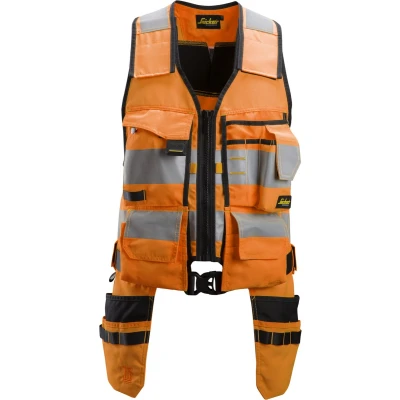 Afbeelding van Allroundwork, High Vis Toolvest Klasse 1, Oranje Zwart (5504), 008