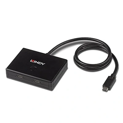 Afbeelding van Lindy 43329 interface hub USB 3.2 Gen 1 (3.1 1) Type C 5000 Mbit/s Zwart