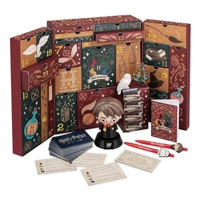 Afbeelding van Harry Potter Hogwarts Premium adventskalender 24 dagen officieel gelicentieerde kerstcadeaus en seizoensgebonden decoratie voor kinderkamer Paladone