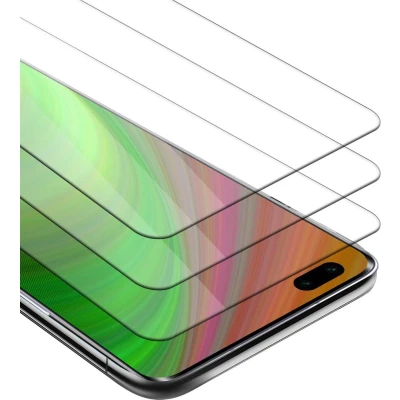 Afbeelding van Cadorabo 3x Screenprotector geschikt voor Honor 30S Beschermende Pantser Film in KRISTALHELDER Getemperd (Tempered) Display beschermend glas 9H hardheid met 3D Touch