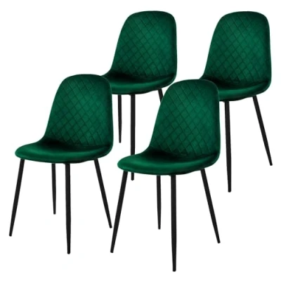 Afbeelding van Set van 4 eetkamerstoelen Wisk velvet ML Design