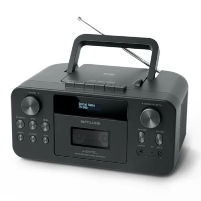 Image de Radio cassette cd avec bluetooth noir Muse M 182DB