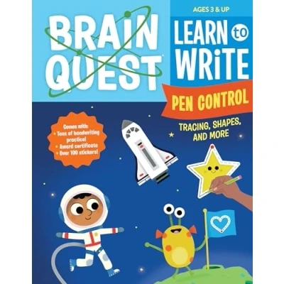 Afbeelding van Brain Quest Learn to Write: Pen Control, Tracing, Shapes, and More