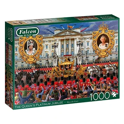 Afbeelding van Falcon puzzel The Queen&#039;s Platinum Jubilee Legpuzzel 1000 stukjes