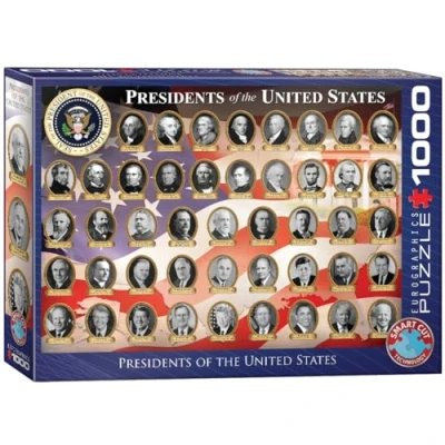 Afbeelding van Eurographics Puzzel Presidenten van de Verenigde Staten 1000 stukjes