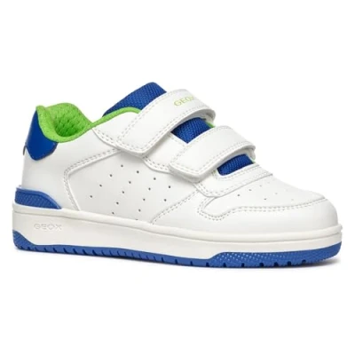 Image de Geox J Washiba Boy A Chaussures pour enfant, Blanc Royal, 31 EU